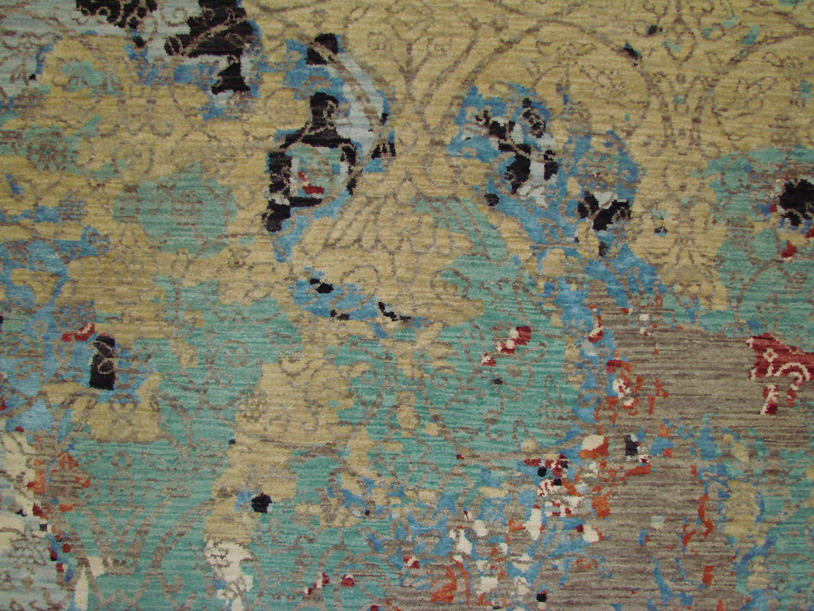 Contemporary Rugs & Transitional Rugs Jankat 21721 Multi Hand Knotted Rug
