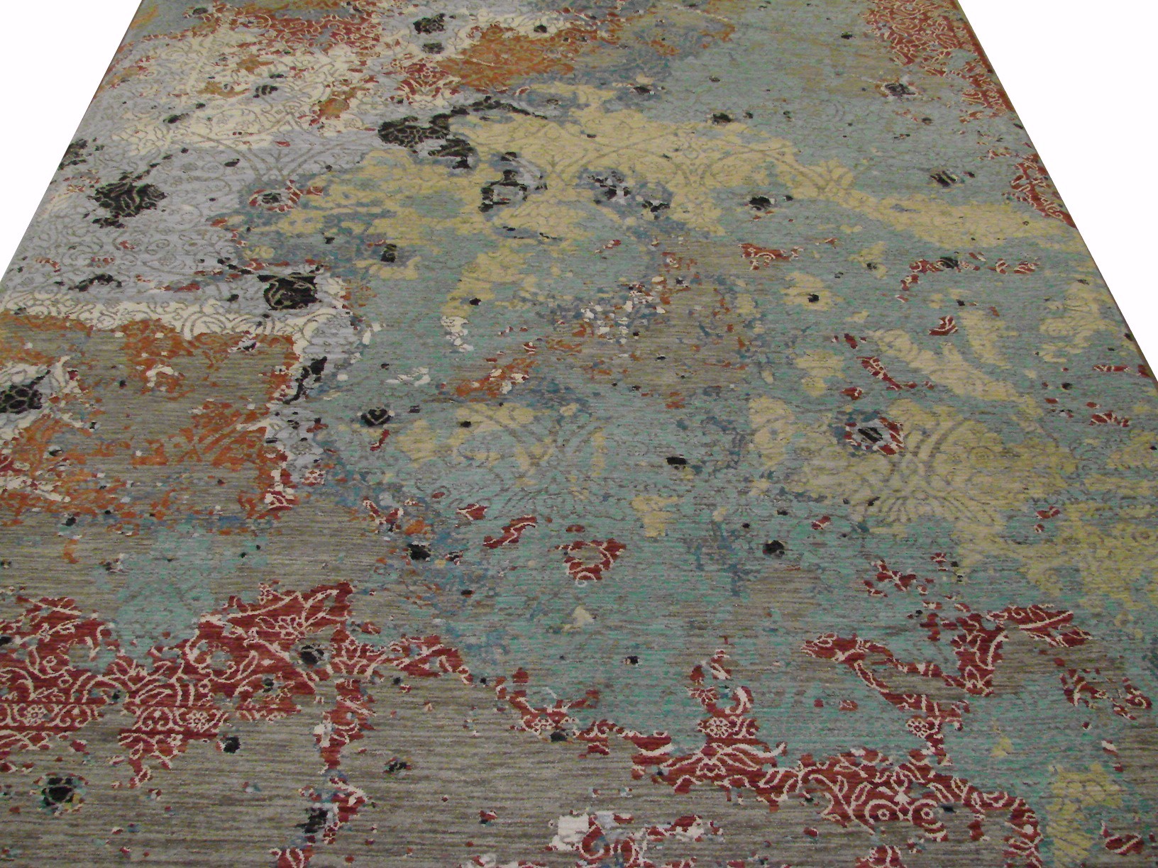 Contemporary Rugs & Transitional Rugs Jankat 21721 Multi Hand Knotted Rug