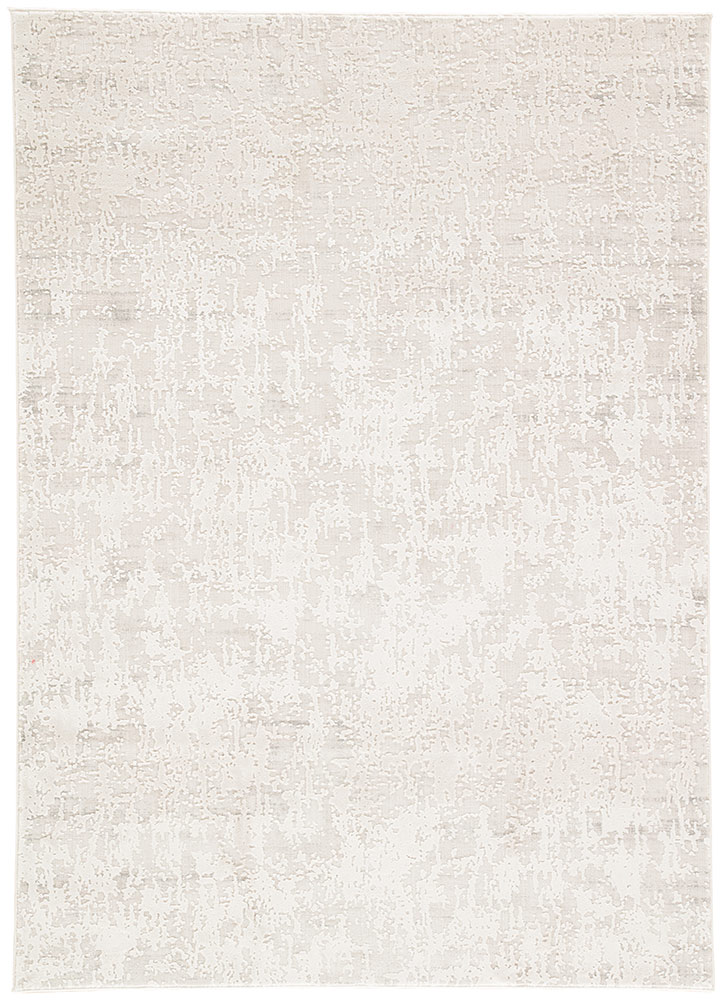 Contemporary & Transitional Rugs CIQ08 - Cirque Arvo Ivory - Beige & Lt. Grey - Grey Machine Made Rug