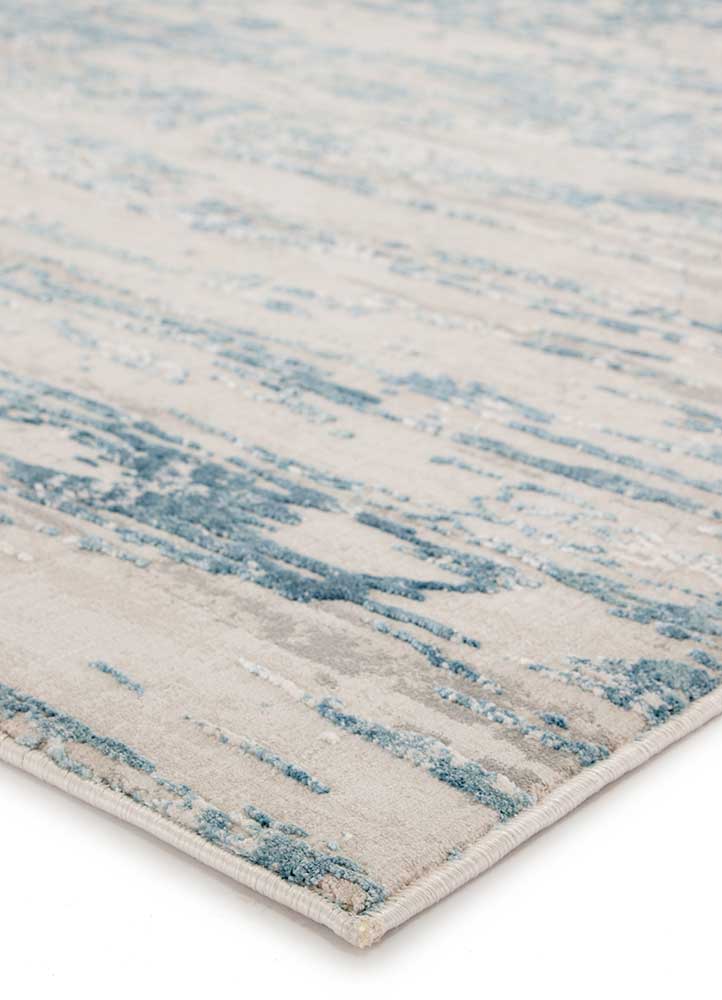 Contemporary & Transitional Rugs CIQ25 - Cirque Celil Lt. Blue - Blue & Lt. Grey - Grey Machine Made Rug