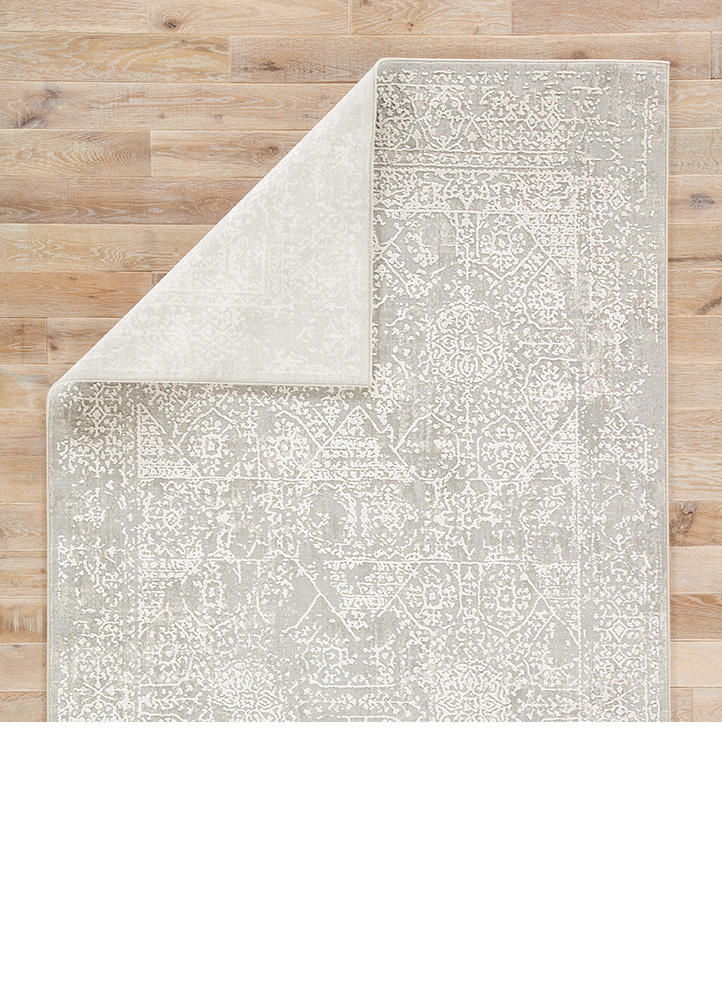 Transitional & Casual Rugs CIQ04 - Cirque Lianna Lt. Grey - Grey Machine Made Rug