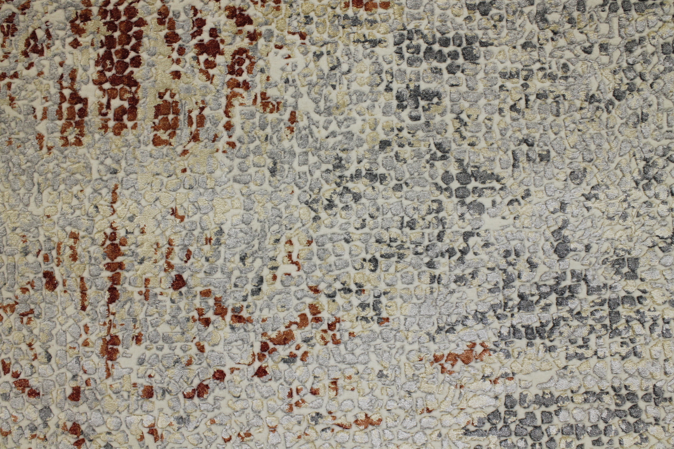 Contemporary Rugs & Transitional Rugs Mosaic 022733 Ivory - Beige & Multi Hand Knotted Rug