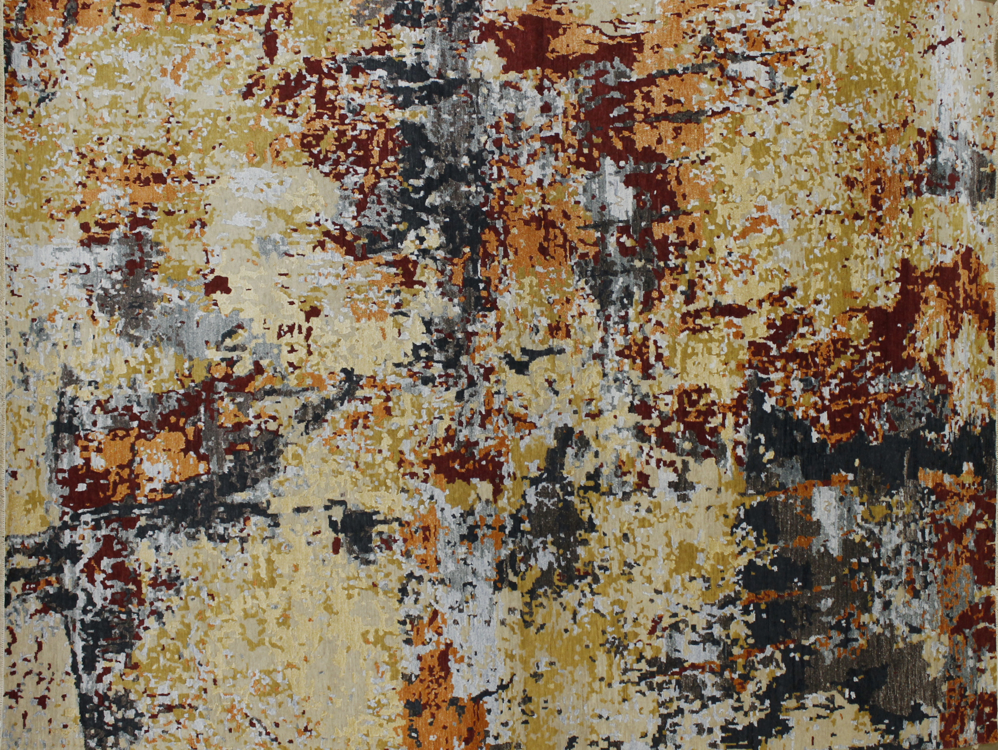 Contemporary Rugs & Transitional Rugs Spalsh 022696 Lt. Gold - Gold & Multi Hand Knotted Rug