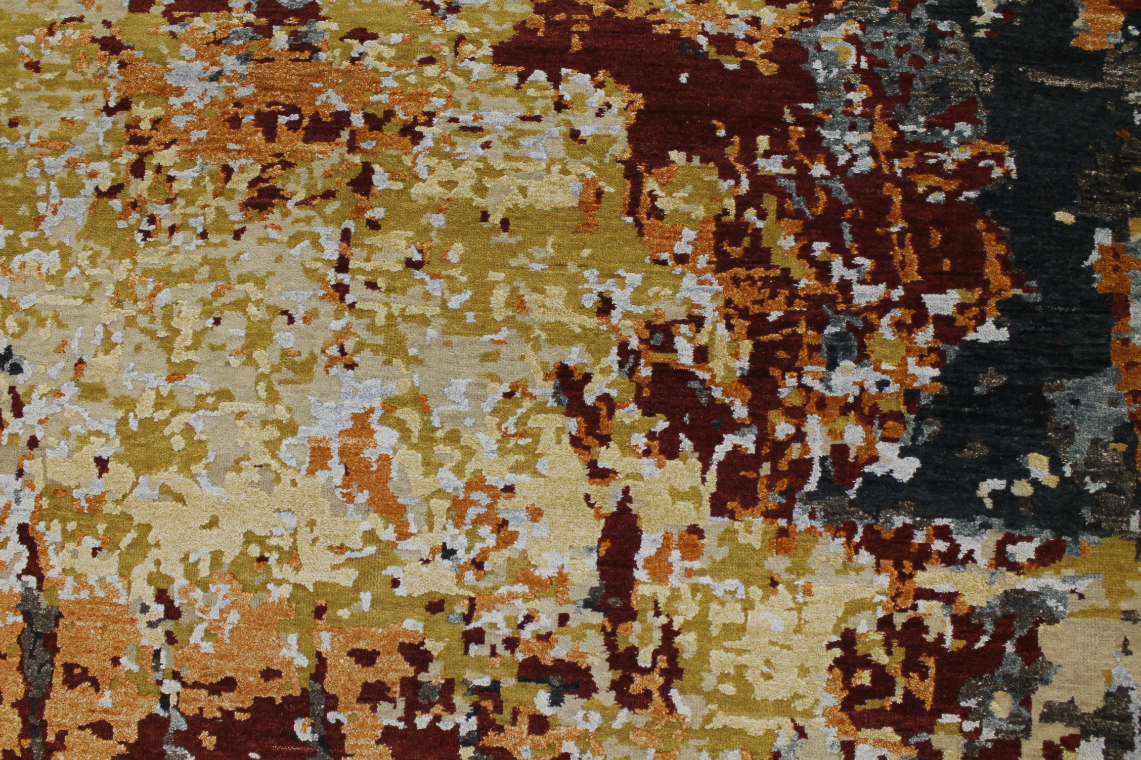 Contemporary Rugs & Transitional Rugs Spalsh 022696 Lt. Gold - Gold & Multi Hand Knotted Rug