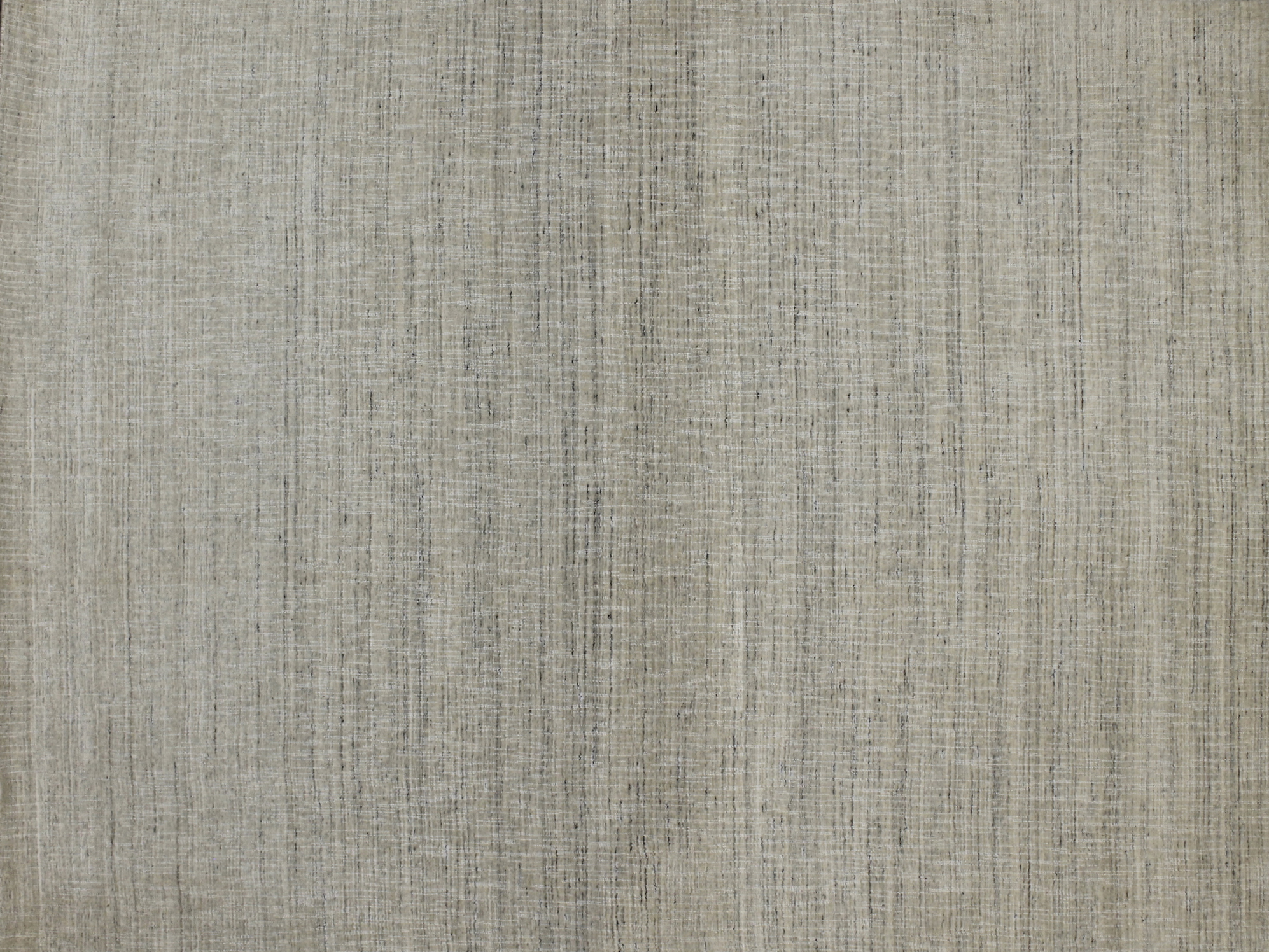 Contemporary & Modern Rugs Fine Loom 022458 Lt. Grey - Grey Hand Loomed Rug