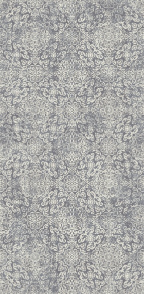 Hall & Stair Runner Rugs Ancient Garden 57162-4666 Lt. Blue - Blue & Lt. Grey - Grey Machine Made Rug