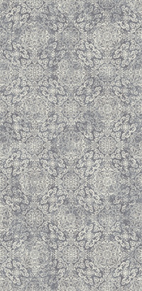 Hall & Stair Runners Ancient Garden 57162-4666 Lt. Blue - Blue & Lt. Grey - Grey Machine Made Rug