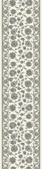 Hall & Stair Runner Rugs Ancient Garden 57365-6666 Ivory - Beige Machine Made Rug