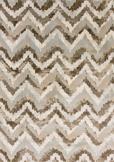 Contemporary & Modern Rugs Melody 985018-117 Ivory - Beige & Multi Machine Made Rug