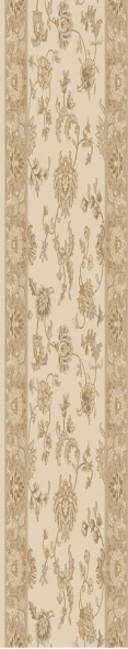 Hall & Stair Runners Brilliant 7226-121 Ivory - Beige Machine Made Rug