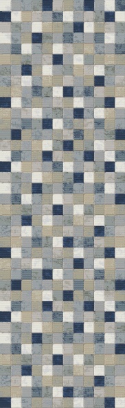 Hall & Stair Runner Rugs Eclipse 63339-6121 Medium Blue - Navy & Multi Machine Made Rug