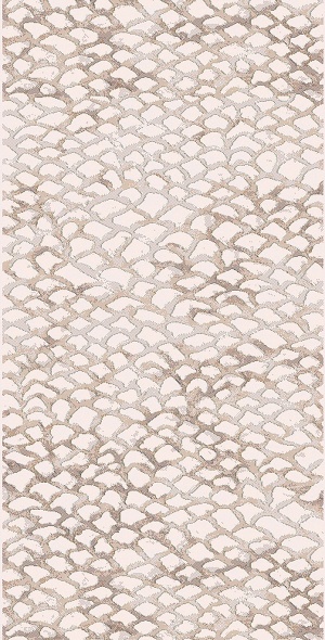 Hall & Stair Runners Eclipse 64194-8565 Lt. Grey - Grey & Ivory - Beige Machine Made Rug