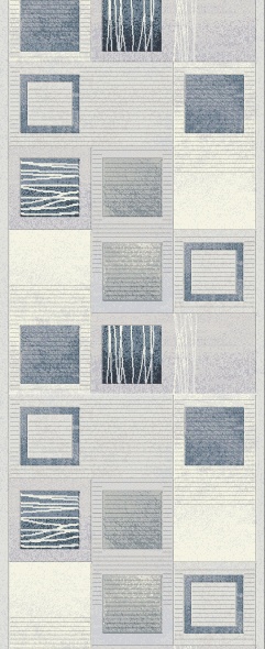 Hall & Stair Runner Rugs Eclipse 66311-6141 Lt. Blue - Blue Machine Made Rug