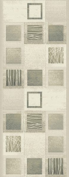 Hall & Stair Runner Rugs Eclipse 66311-7515 Lt. Grey - Grey Machine Made Rug