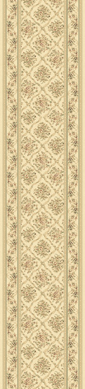 Hall & Stair Runners Legacy 58018-100 Ivory - Beige Machine Made Rug