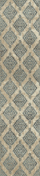Hall & Stair Runners Melody 985015-117 Lt. Blue - Blue & Camel - Taupe Machine Made Rug