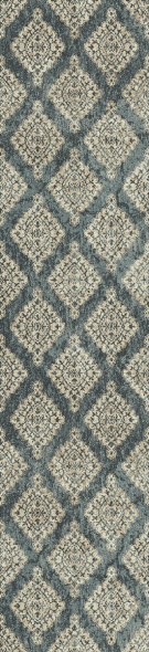 Hall & Stair Runner Rugs Melody 985015-119 Camel - Taupe & Lt. Blue - Blue Machine Made Rug