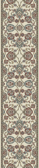 Hall & Stair Runners Melody 985020-414 Ivory - Beige & Multi Machine Made Rug