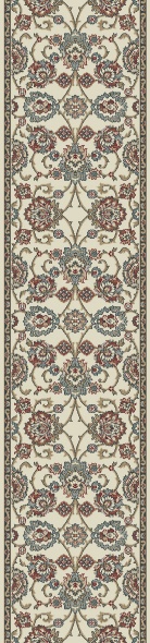 Hall & Stair Runner Rugs Melody 985020-414 Ivory - Beige & Multi Machine Made Rug