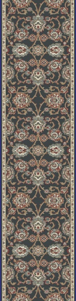 Hall & Stair Runner Rugs Melody 985020-558 Medium Blue - Navy & Multi Machine Made Rug
