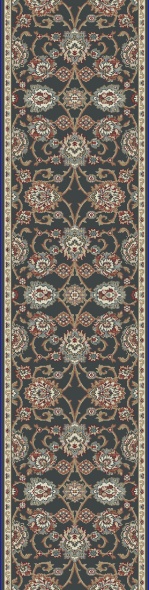 Hall & Stair Runners Melody 985020-558 Medium Blue - Navy & Multi Machine Made Rug