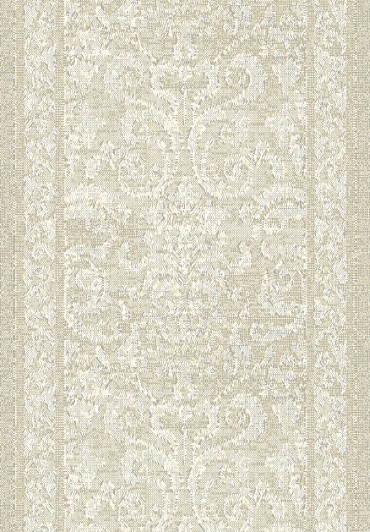 Hall & Stair Runners Mysterio 1217-101 Ivory - Beige Machine Made Rug