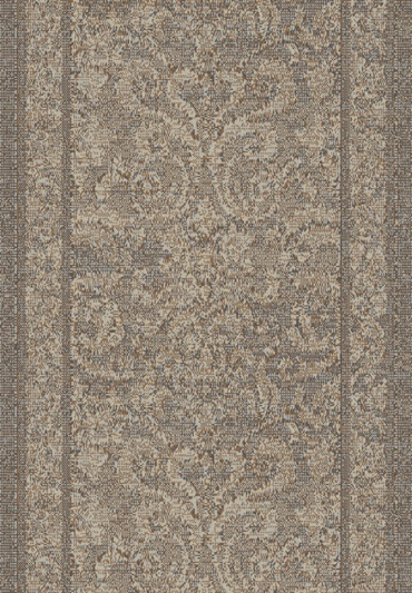 Hall & Stair Runner Rugs Mysterio 1217-900 Lt. Brown - Chocolate & Lt. Blue - Blue Machine Made Rug