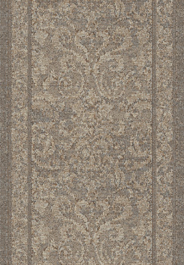 Hall & Stair Runners Mysterio 1217-900 Lt. Brown - Chocolate & Lt. Blue - Blue Machine Made Rug