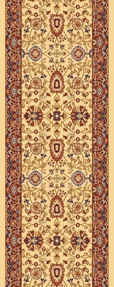 Hall & Stair Runners Yazd 2803-130 Other & Red - Burgundy Machine Made Rug