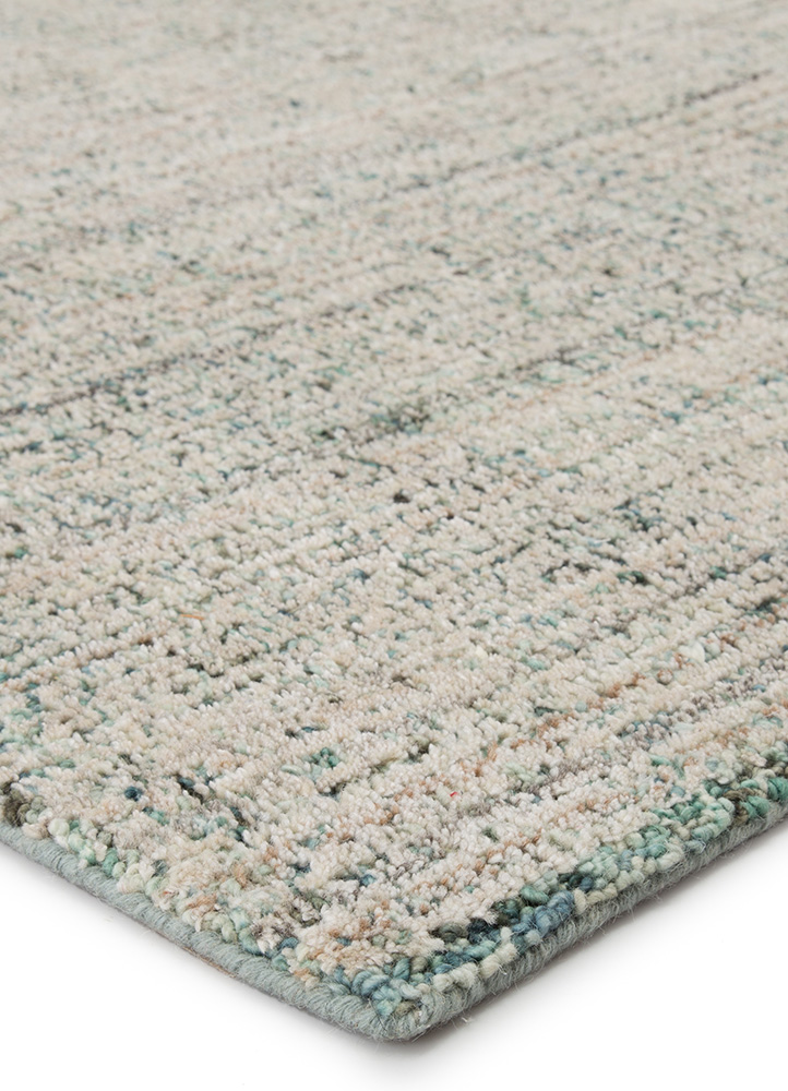 Contemporary & Transitional Rugs Citgo CTG03 Ritz (S) Ivory - Beige & Aqua - Lt. Green Hand Tufted Rug