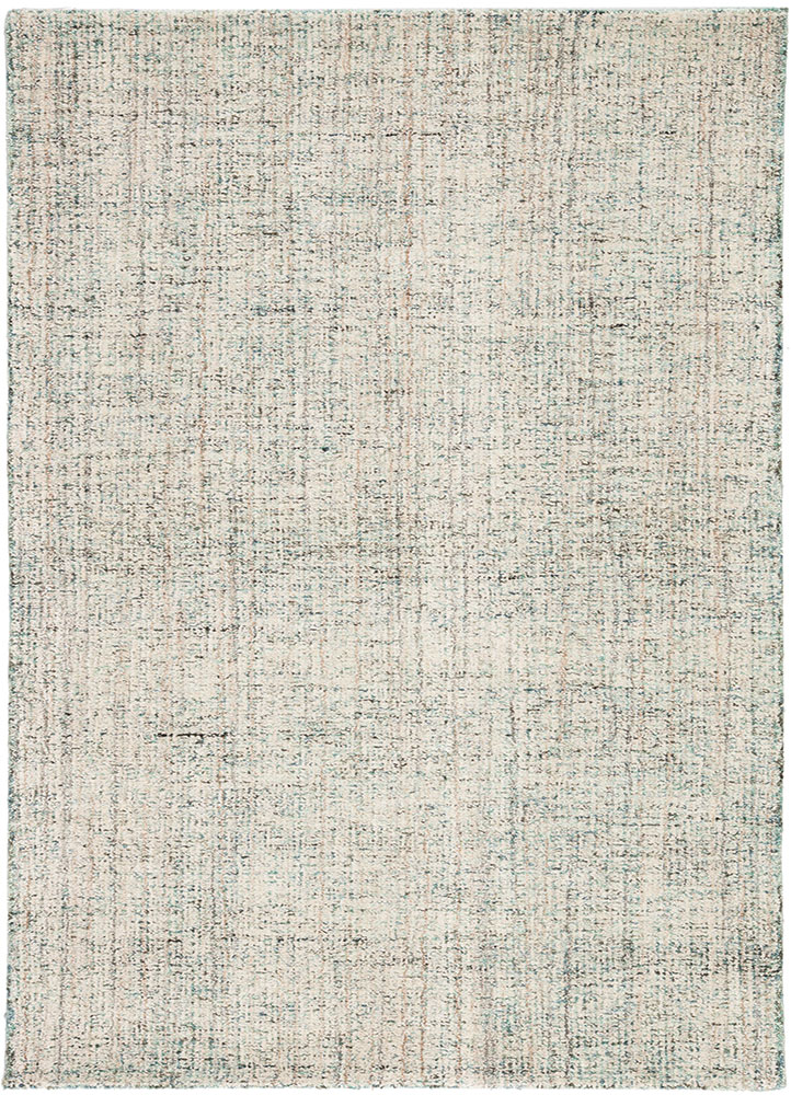 Contemporary & Transitional Rugs Citgo CTG03 Ritz (S) Ivory - Beige & Aqua - Lt. Green Hand Tufted Rug