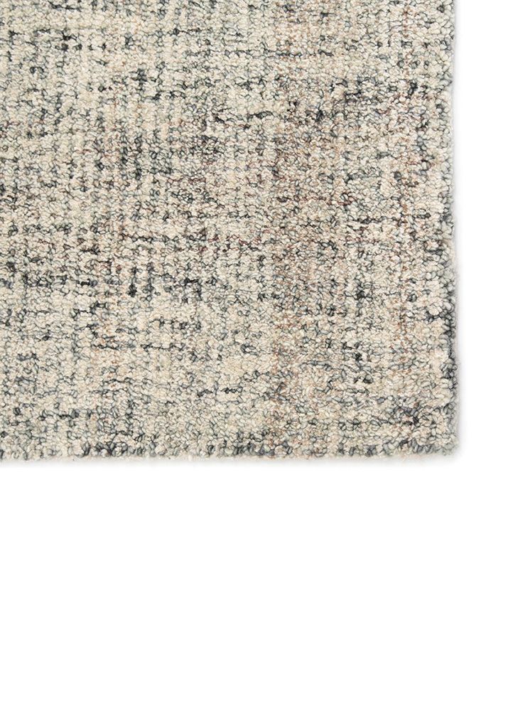 Contemporary Rugs & Transitional Rugs Citgo CTG02-Ritz (S) Ivory - Beige & Lt. Grey - Grey Hand Tufted Rug
