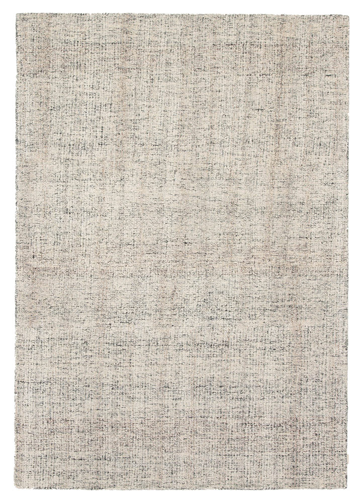 Contemporary Rugs & Transitional Rugs Citgo CTG02-Ritz (S) Ivory - Beige & Lt. Grey - Grey Hand Tufted Rug