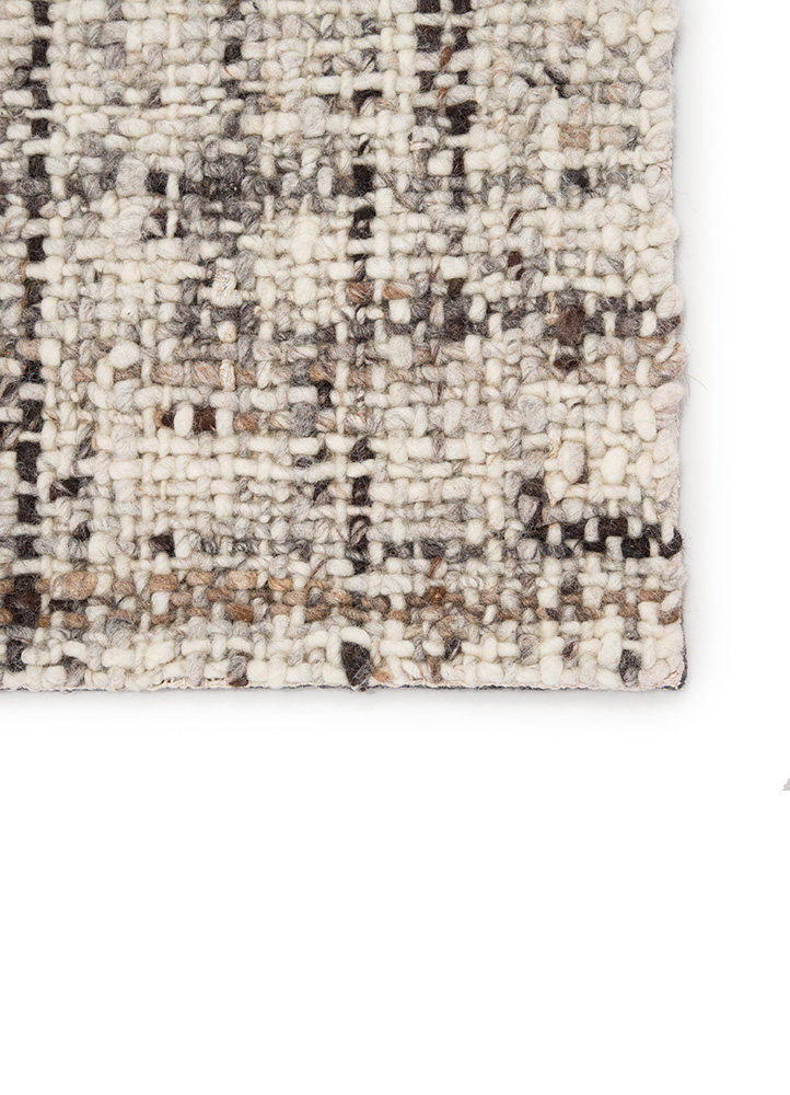Contemporary Rugs & Transitional Rugs Cambridge CMB-02-Season (S) Lt. Grey - Grey & Camel - Taupe Hand Woven Rug