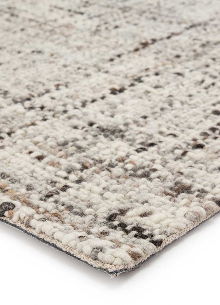 Contemporary Rugs & Transitional Rugs Cambridge CMB-02-Season (S) Lt. Grey - Grey & Camel - Taupe Hand Woven Rug