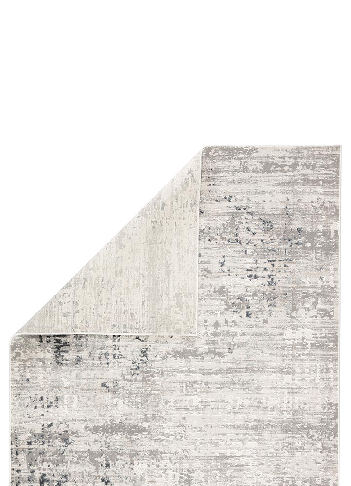 Contemporary & Transitional Rugs Cirque CIQ30-Clan (S) Lt. Grey - Grey & Ivory - Beige Machine Made Rug