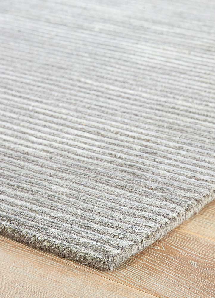 Contemporary Rugs & Transitional Rugs Basis BI05-Basis (S) Lt. Grey - Grey Hand Woven Rug