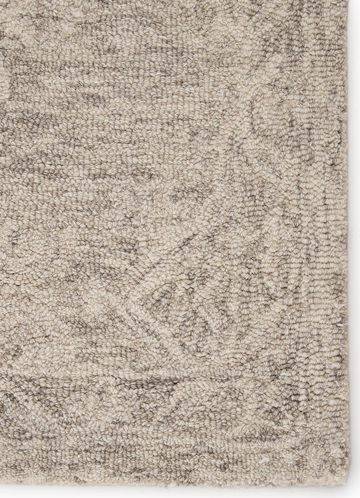 Transitional & Casual Rugs Province PRO05-Corian (S) Lt. Grey - Grey Hand Tufted Rug
