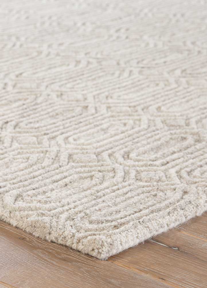 Contemporary Rugs & Transitional Rugs Asos AOS04-Chaise (S) Lt. Grey - Grey Hand Tufted Rug