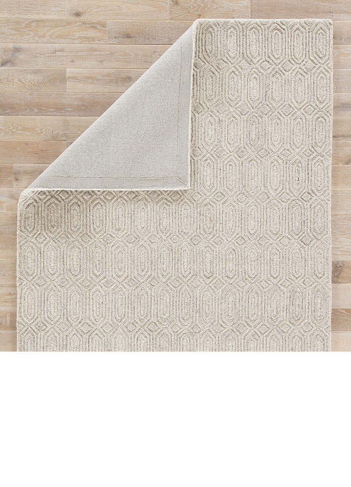 Contemporary Rugs & Transitional Rugs Asos AOS04-Chaise (S) Lt. Grey - Grey Hand Tufted Rug