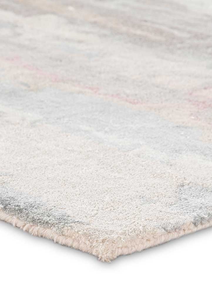Contemporary Rugs & Transitional Rugs Genesis GES17-Benna (S) Ivory - Beige & Aqua - Lt. Green Hand Tufted Rug