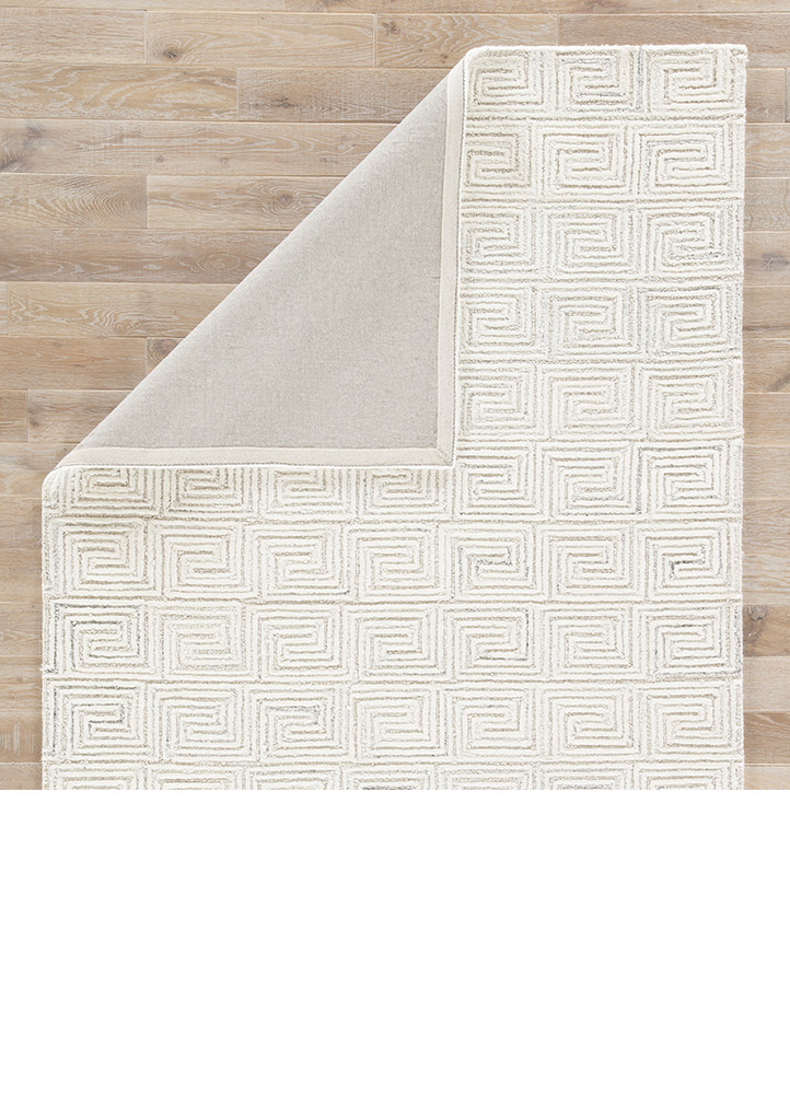 Contemporary Rugs & Transitional Rugs Capital CAP03-Harkness (S) Ivory - Beige Hand Tufted Rug