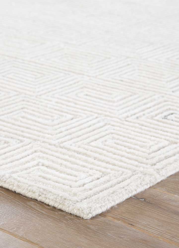 Contemporary Rugs & Transitional Rugs Capital CAP03-Harkness (S) Ivory - Beige Hand Tufted Rug