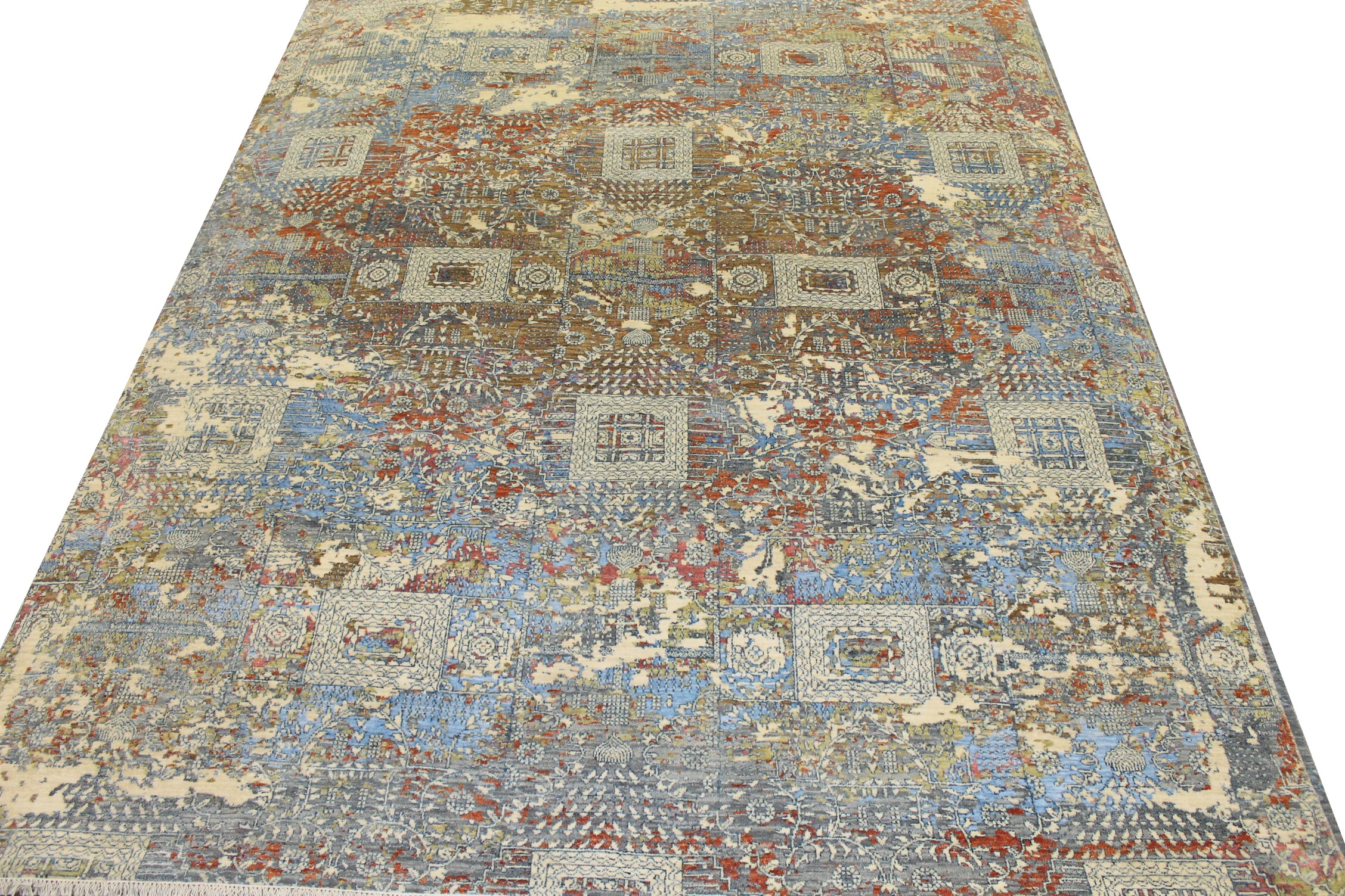 Transitional & Casual Rugs Jankat 022847 Multi Hand Knotted Rug