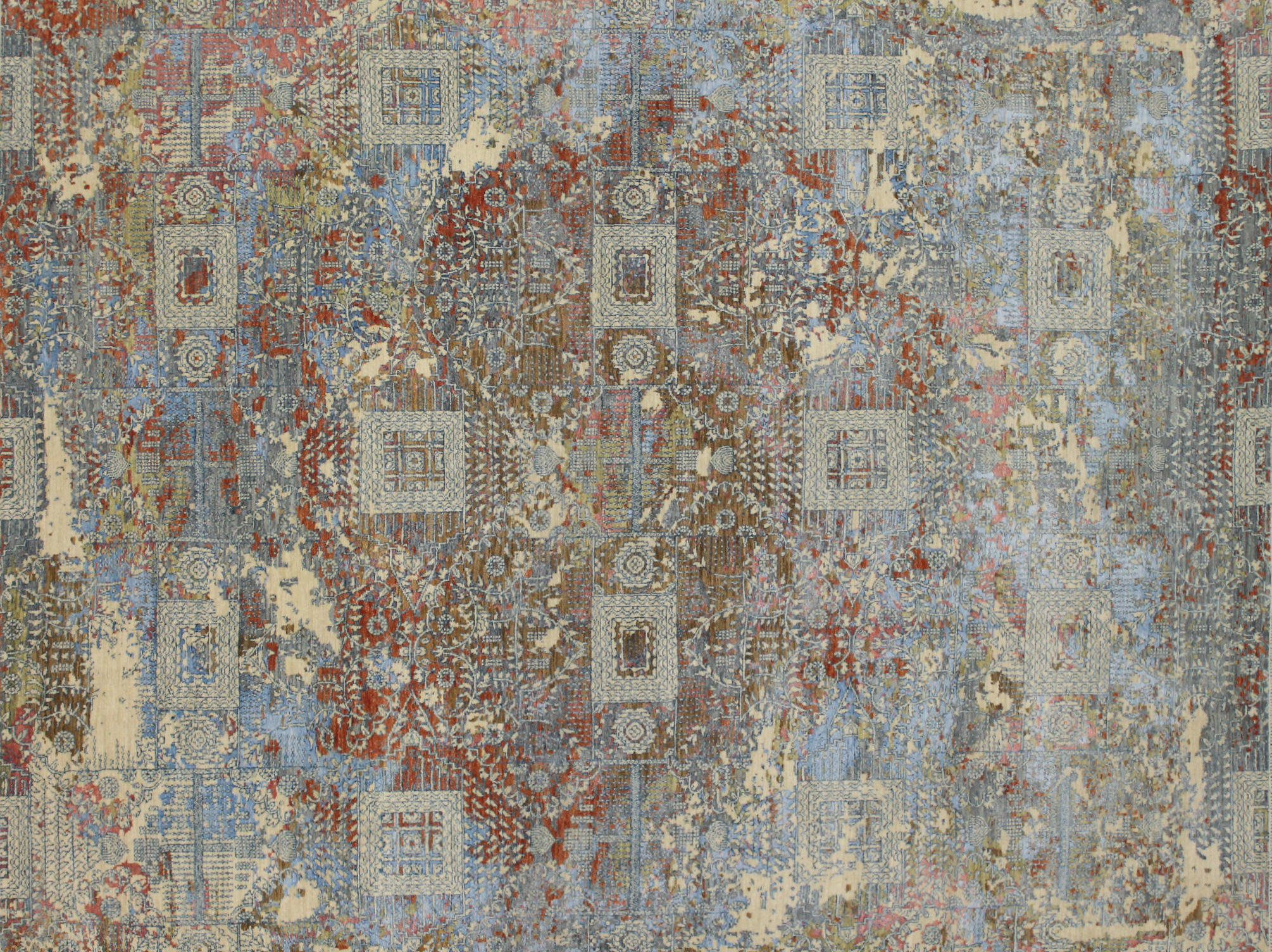 Contemporary Rugs & Transitional Rugs Jankat 022847 Multi Hand Knotted Rug