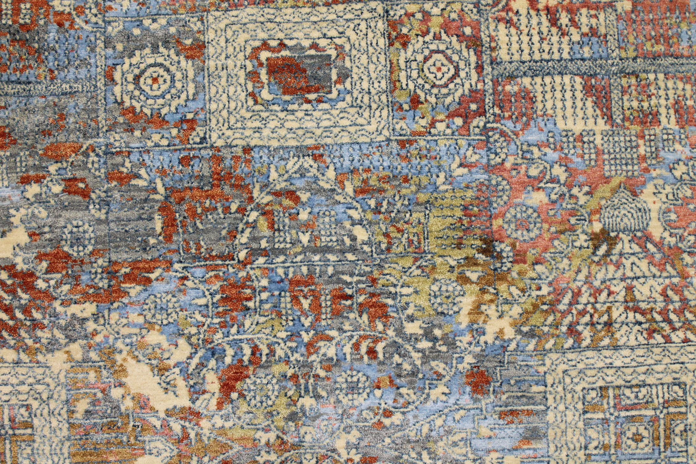 Contemporary Rugs & Transitional Rugs Jankat 022847 Multi Hand Knotted Rug