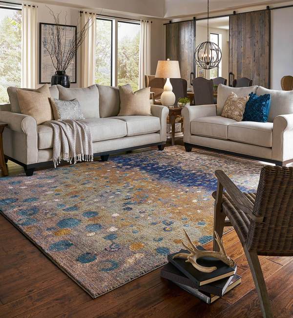 Contemporary & Transitional Rugs Enigma Torrent Desert 90970-20047 Multi Machine Made Rug