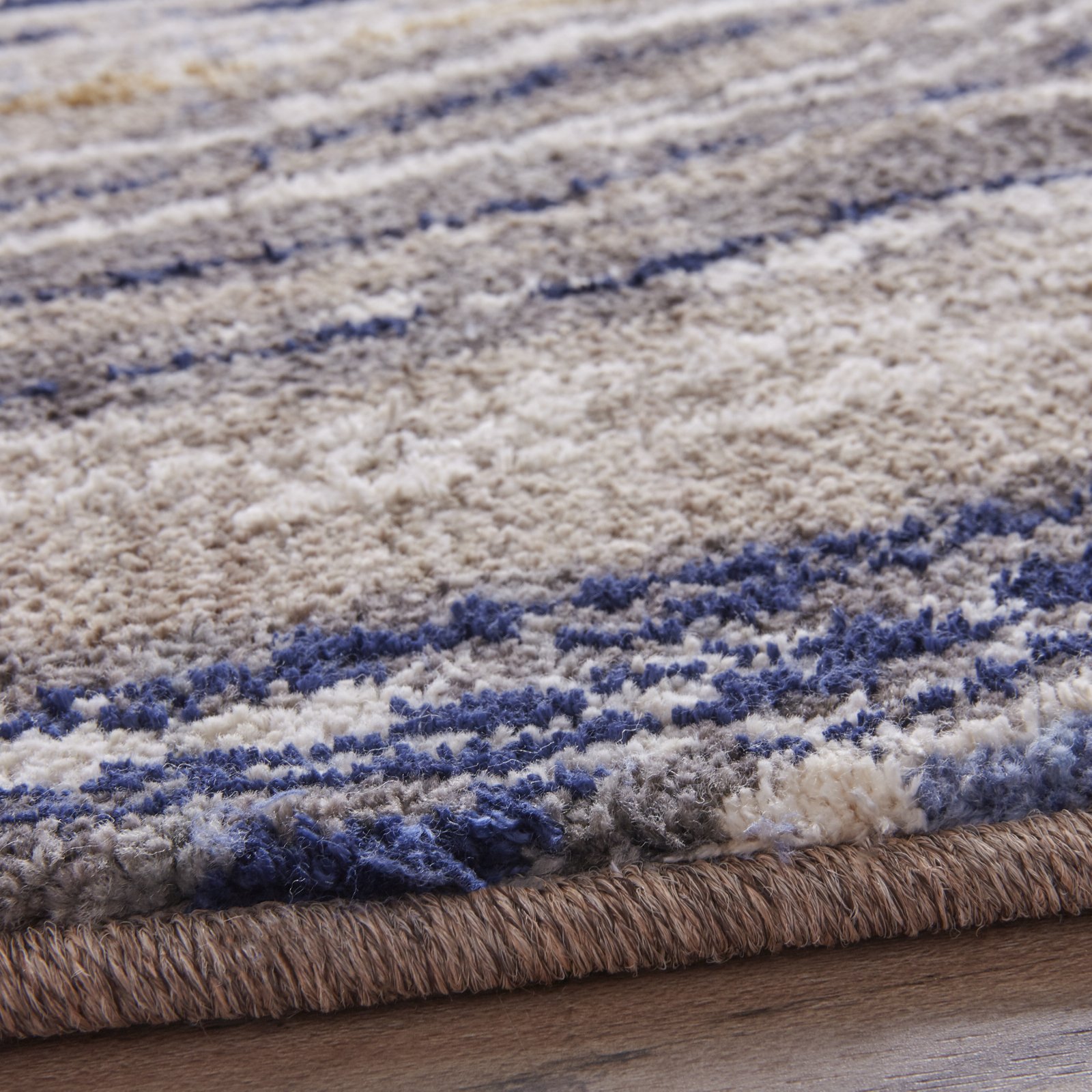 Contemporary Rugs & Transitional Rugs Enigma Continuum 90968-90116 Ivory - Beige & Multi Machine Made Rug
