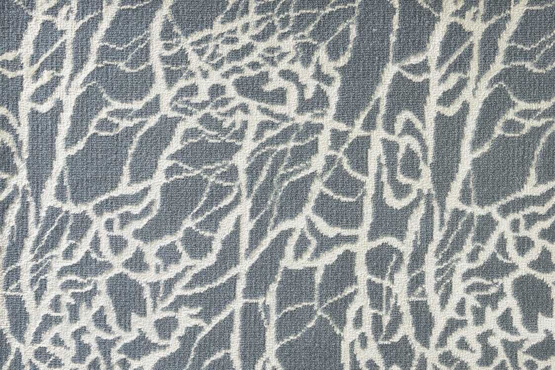 Custom Rugs, Runners & Rounds Starlight Kinetic STA-05 - Skyview Medium Blue - Navy & Lt. Grey - Grey Machine Made Rug