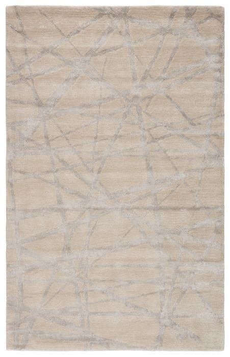 Contemporary Rugs & Transitional Rugs Etho ENK11-Avondale Ivory - Beige & Lt. Grey - Grey Hand Tufted Rug